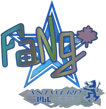 Sticker | FaNg (holográfica) | Amberes 2022
