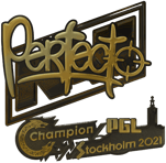 Sticker | Perfecto (Gold) | Stockholm 2021