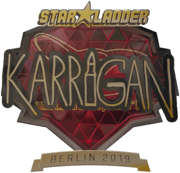 Sticker | karrigan (dorada) | Berlín 2019