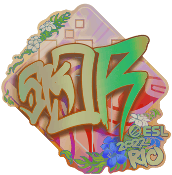 Sticker | sk0R (holo) | Rio 2022