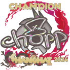 Sticker | chopper (Glitter, Champion) | Shanghai 2024 image