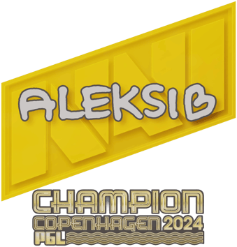 Sticker | Aleksib (Campione) | Copenaghen 2024