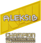 Sticker | Aleksib (Champion) | Copenhagen 2024