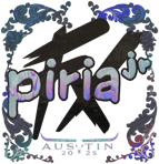 Sticker | piriajr (Holo) | Austin 2025