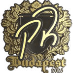 Sticker | PR (Gold) | Budapest 2025