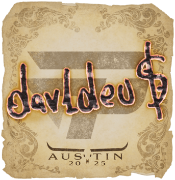 Sticker | dav1deuS | Austin 2025