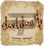 Sticker | dav1deuS | Austin 2025