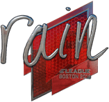 Sticker | rain (Foil) | Boston 2018