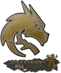 Sticker | Team Spirit (Gold) | Antwerp 2022