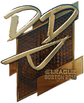 Sticker | DD (Gold) | Boston 2018