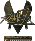 Sticker | FlameZ (Gold) | Copenhagen 2024 image