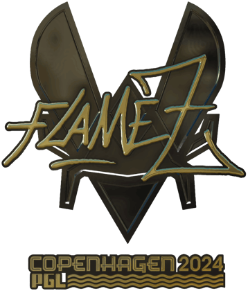 Sticker | FlameZ (ゴールド) | Copenhagen 2024