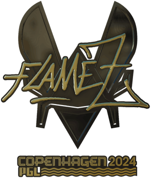 Sticker | FlameZ (złota) | Kopenhaga 2024