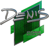 Sticker | denis (Foil) | Boston 2018