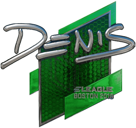 Sticker | denis (Foil) | Boston 2018