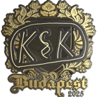 Sticker | kyousuke (Gold) | Budapest 2025 image
