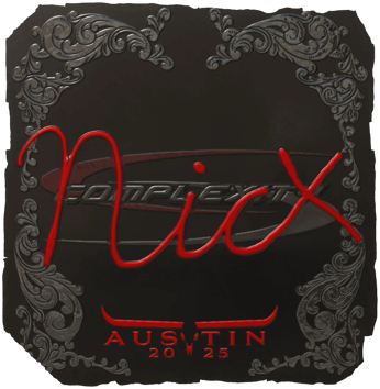 Sticker | nicx (Parlak) | Austin 2025