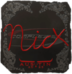 Sticker | nicx (Foil) | Austin 2025