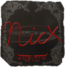 Sticker | nicx (Foil) | Austin 2025 Sticker | nicx (Foil) | Austin 2025 image