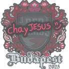 Sticker | chayJESUS | Budapest 2025 Sticker | chayJESUS | Budapest 2025 image