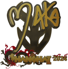 Sticker | Maka (Gold) | Shanghai 2024 image