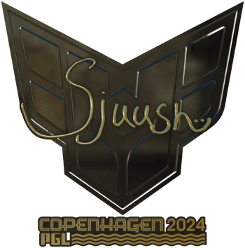Sticker | sjuush (dorada) | Copenhague 2024