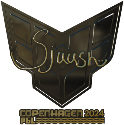 Sticker | sjuush (ゴールド) | Copenhagen 2024