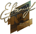 Sticker | flamie (Gold) | Boston 2018 image