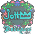 Sticker | jottAAA (Embroidered) | Budapest 2025