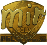 Sticker | mir (Gold) | Krakow 2017