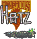 Sticker | hatz (Glitter) | Antwerp 2022 image
