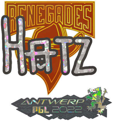 Sticker | hatz (Glitter) | Antuérpia 2022