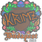 Sticker | KRIMZ (Embroidered) | Budapest 2025 Sticker | KRIMZ (Embroidered) | Budapest 2025 image