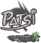 Sticker | Patsi (Glitter) | Antwerp 2022