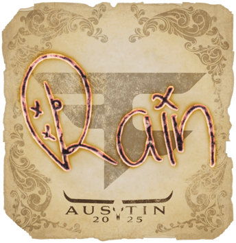 Sticker | rain | 오스틴 2025