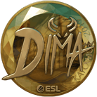 Sticker | Dima (Gold) | Katowice 2019 image