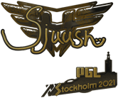 Sticker | sjuush (Gold) | Stockholm 2021 image