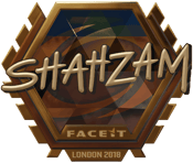 Sticker | ShahZaM (Gold) | London 2018