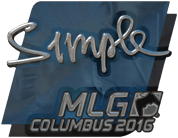Sticker | s1mple (Foil) | MLG Columbus 2016 image