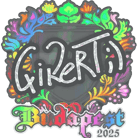 Sticker | qikert (Holo) | Budapest 2025 image