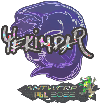 Sticker | YEKINDAR (グリッター) | Antwerp 2022