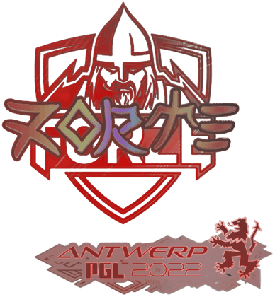 Sticker | zorte (holograficzna) | Antwerpia 2022