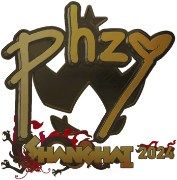 Sticker | phzy (złota) | Szanghaj 2024