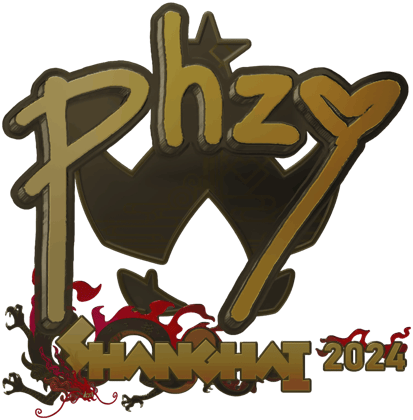 Sticker | phzy (Vàng) | Thượng Hải 2024