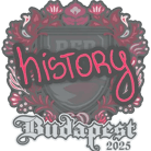 Sticker | History | Budapest 2025 Sticker | History | Budapest 2025 image