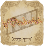 Sticker | w0nderful | Austin 2025