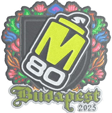 Aufkleber | M80 (Gestickt) | Budapest 2025