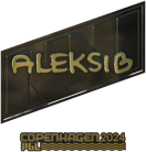 Sticker | Aleksib (Gold) | Copenhagen 2024 image