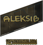 Sticker | Aleksib (Gold) | Copenhagen 2024