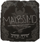 Sticker | malbsMd (Foil) | Austin 2025